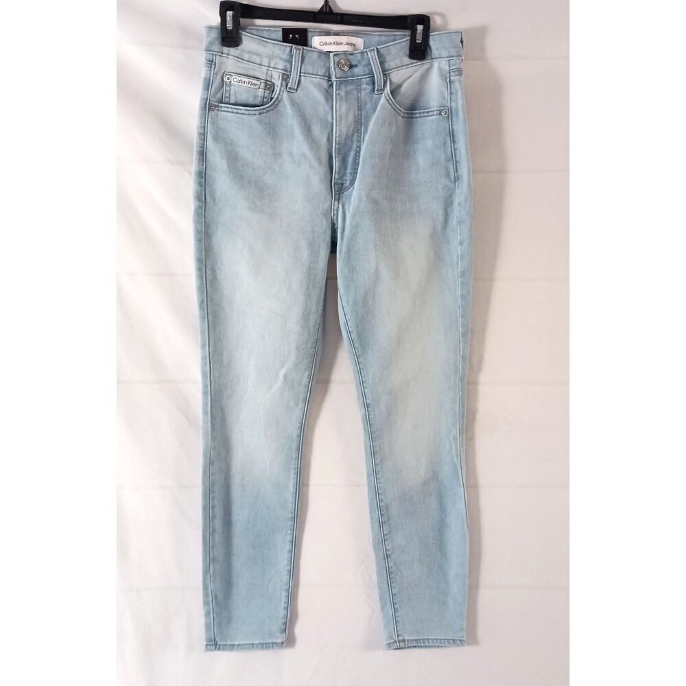 Calvin Klein High Rise Skinny Jeans Light Wash 8/29 Stretch NWT